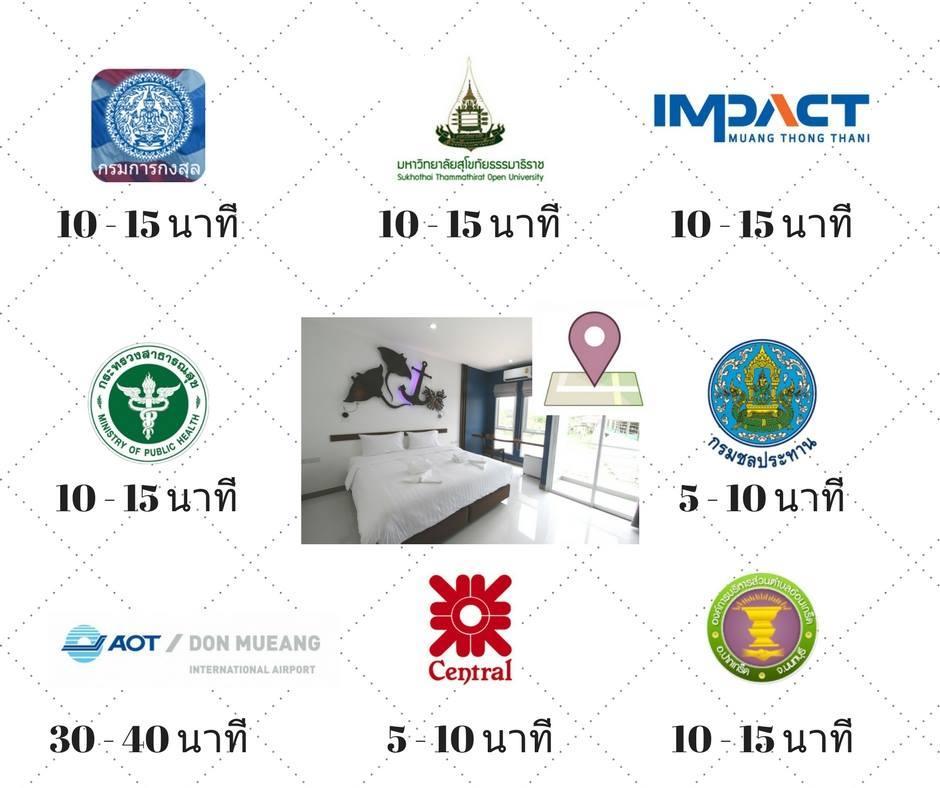 Anna-Nava Pakkret Hotel Nonthaburi Bagian luar foto